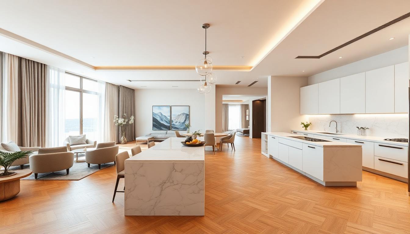 Mavişehir ve Bostanlı Dairelerinde Açık Plan Salon-Mutfak Trendleri