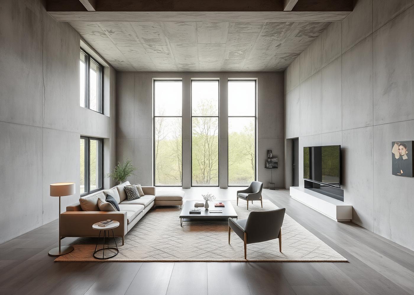 Minimalist konutta malzemenin sessiz dili